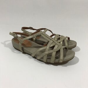 Miss Albright Anthropologie Silvery Sabella Sandal